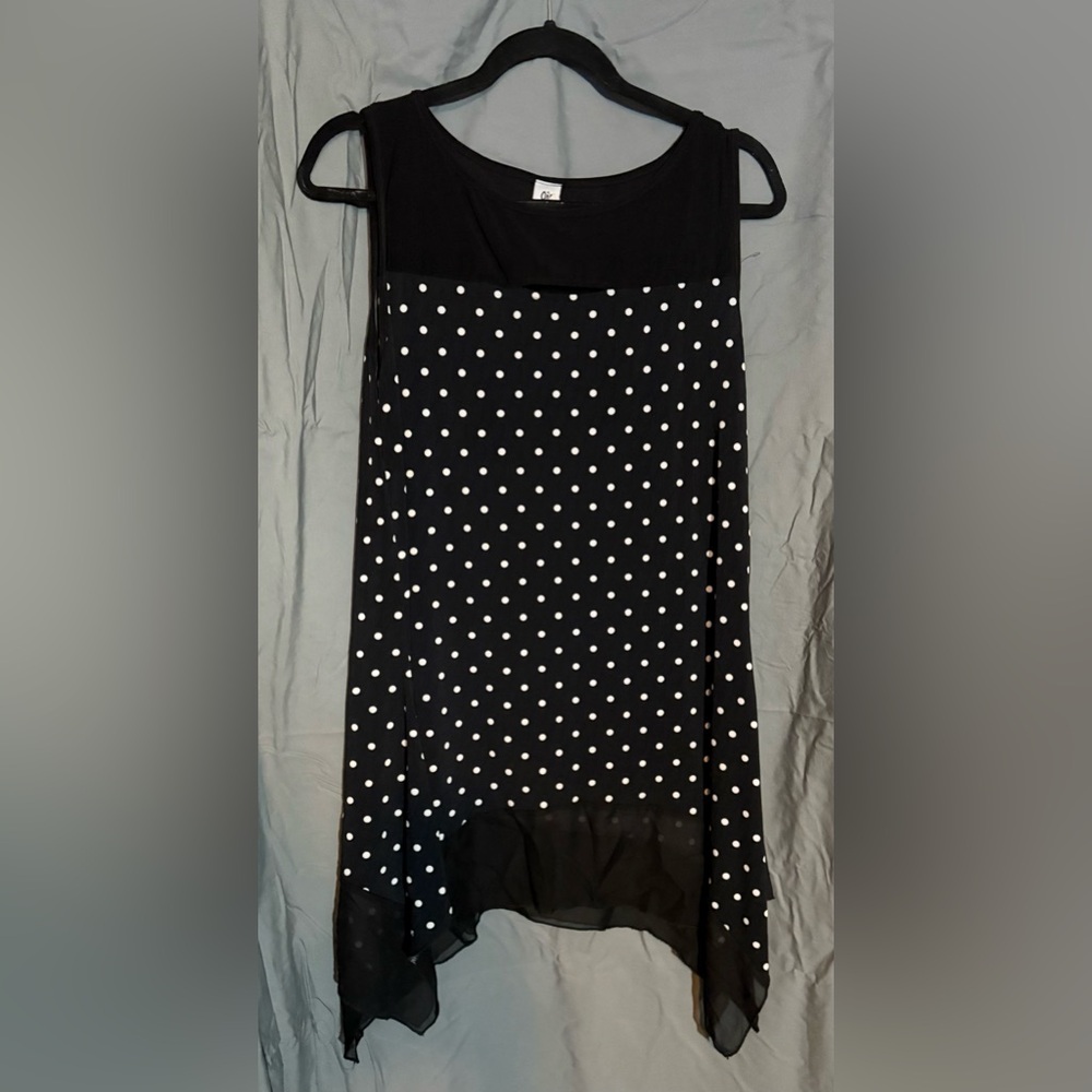 Black Polka Dot Shirt